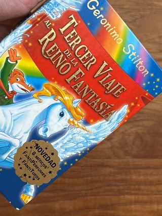 Libro de geronimo Stilton el tercer viaje al reino