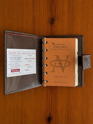 Agenda piel Nuridis vintage