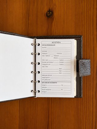 Agenda piel Nuridis vintage