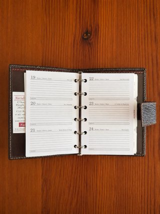 Agenda piel Nuridis vintage