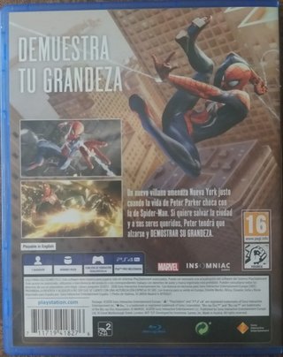 Marvel Spider-Man PS4 (PlayStation 4)