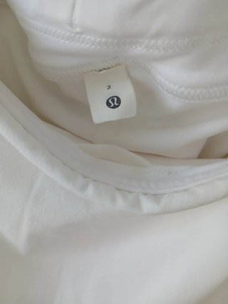 Falda Pantalón Lululemon Blanca Talla S