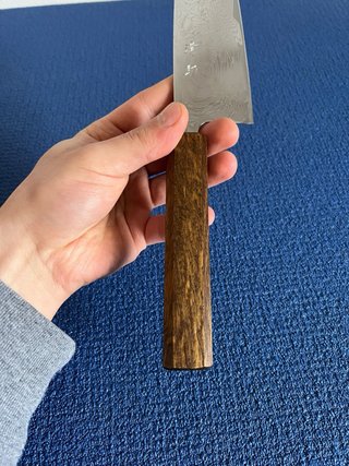 Coltello Damasco Giapponese Effetto Specchio