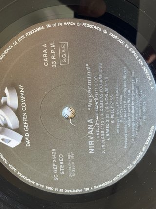 Disco Vinilo Original Nirvana - Nevermind LP