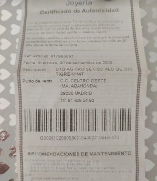 Anillo Tous Oso Ojo de Tigre Plata