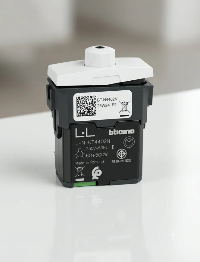 Regulador Atenuador Dimmer Bticino L-N-NT4402N