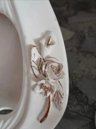 Conjunto porcelana decorada flores