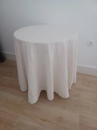 Mesa camilla con faldilla 70x75