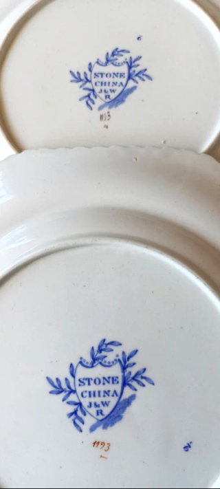 2 Stone China Ridgway 1825
