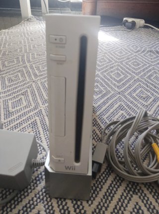Nintendo Wii con cavi e sensore