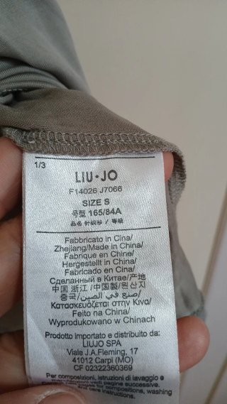 Liu Jo Maglia Grigia con Paillettes