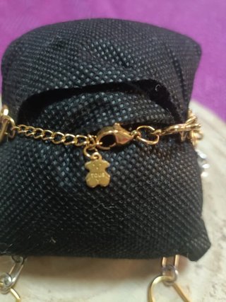 Pulsera Tous Oso Dorada