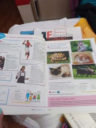 Libro francés,1 bachillerato Anaya