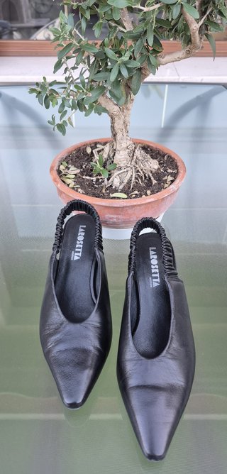 Zapatos Larosetta Negros Mujer