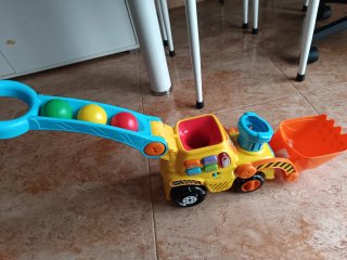 Excavadora de juguete con sonidos