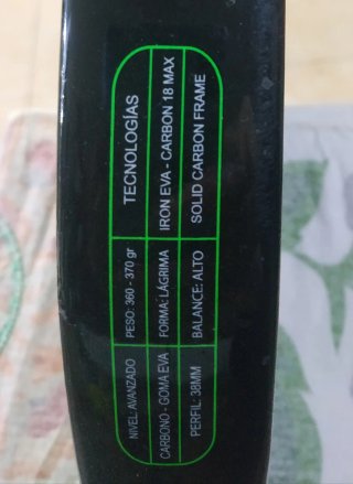 Raqueta de pádel Mystica Tifon Carbon