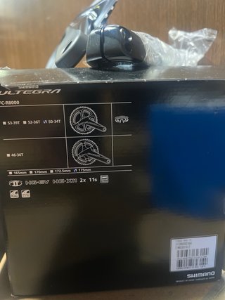 Bielas Shimano Ultegra 11S 50-34 175mm