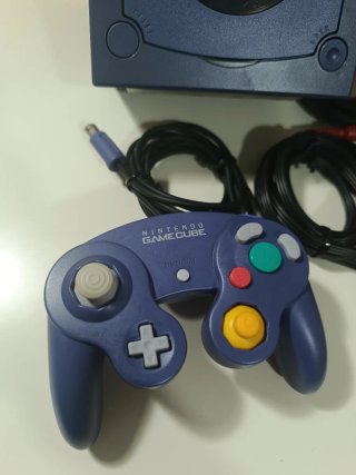 Nintendo Gamecube Violeta Completa