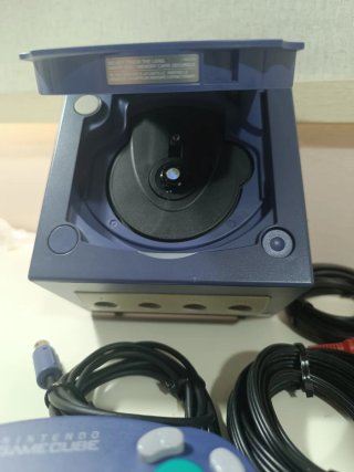Nintendo Gamecube Violeta Completa