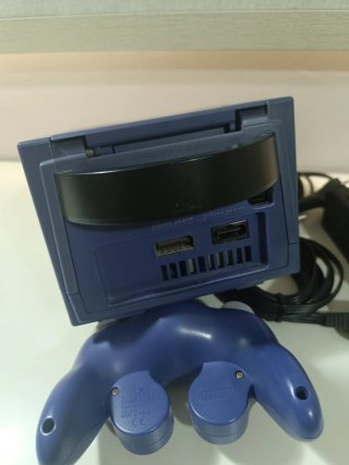 Nintendo Gamecube Violeta Completa