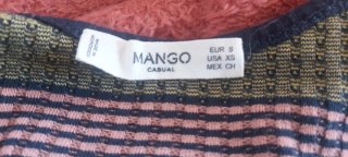 Jersey Tirantes Mango Rayas Talla S