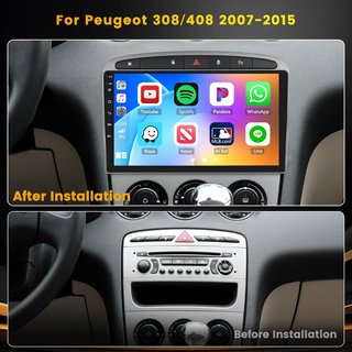 2G+64G Android 15 Radio para Peugeot 308 / 408