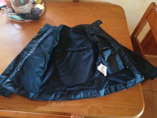 Chaqueta Moto Niña IXON Negra y Rosa