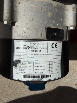 Generador Powermate EM2800 AVR 2800W