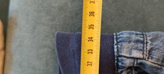 Pantalón vaquero pirata azul talla 36