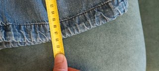 Pantalón vaquero pirata azul talla 36