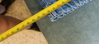 Pantalón vaquero pirata azul talla 36