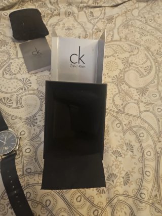Reloj Calvin Klein Negro y Plateado