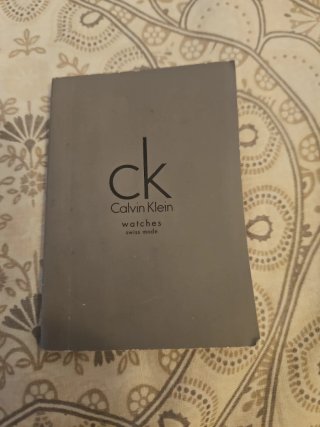 Reloj Calvin Klein Negro y Plateado