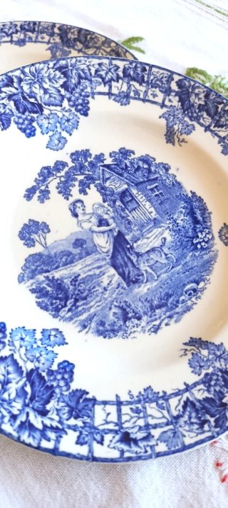 4 piatti Spode Byron 1955