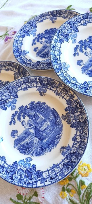 4 piatti Spode Byron 1955