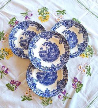 4 piatti Spode Byron 1955