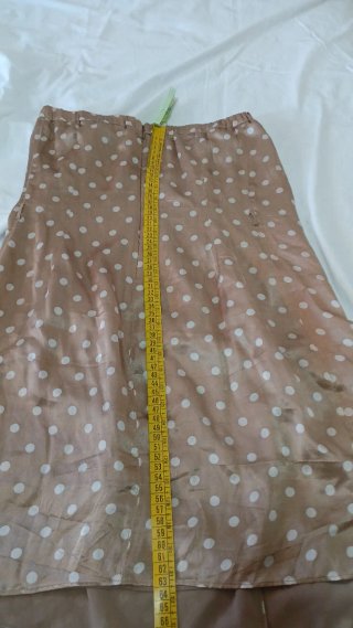 Gonna Liu Jo pois beige taglia 40 piccolissimo buc