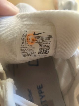 Zapatillas Nike Air Zoom Blancas y Naranja t