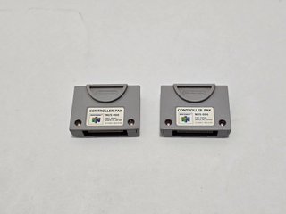 PILA NUEVA 2 Nintendo 64 Oficial Controller Pak