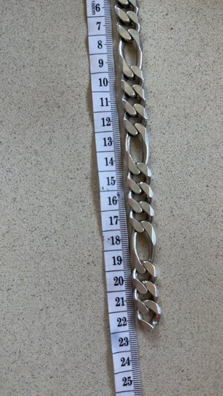 Conjunto Cadena y Pulsera Plata 925 Pesadas.
