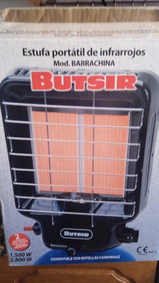 Estufa Butsir Barrachina 1500W/2800W