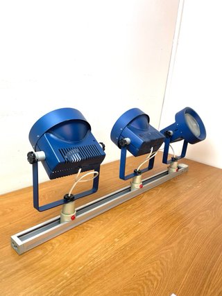 Lámpara Aplique Vintage de metal azul