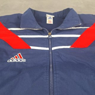 Chaqueta Adidas Premium Vintage 90's Azul y Roja