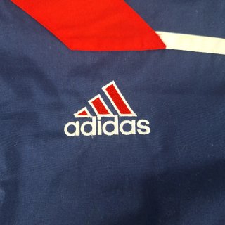 Chaqueta Adidas Premium Vintage 90's Azul y Roja