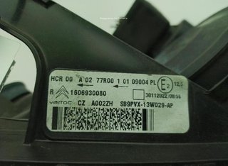 1606930080, faro citroen c3 ii 1.4 hdi 70 23350458