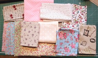 Lote de telas patchwork
