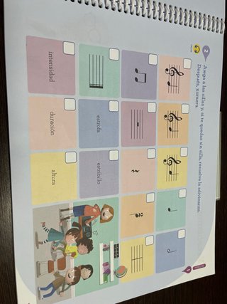 Música, 2 Primaria Acordes