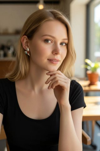 Pendientes Corazón Plata y Piedras