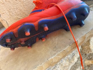 Lote Botas Fútbol Adidas Naranja y Rojo