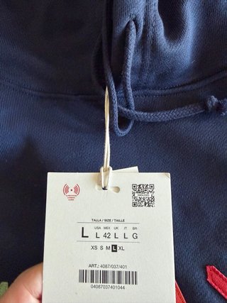 Sudadera Benito Antonio Zara Azul